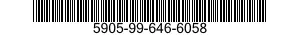 5905-99-646-6058 RESISTOR,FIXED,WIRE WOUND 5905996466058 996466058