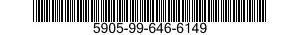 5905-99-646-6149 RESISTOR,FIXED,WIRE WOUND 5905996466149 996466149