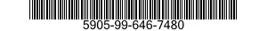5905-99-646-7480 RESISTOR,FIXED,FILM 5905996467480 996467480