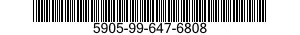 5905-99-647-6808 RESISTOR,VARIABLE 5905996476808 996476808