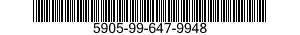 5905-99-647-9948 RESISTOR,CHIP,FIXED,FILM 5905996479948 996479948