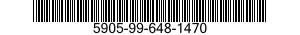 5905-99-648-1470 RESISTOR,FIXED,FILM 5905996481470 996481470