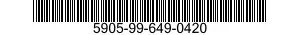 5905-99-649-0420 RESISTOR,VARIABLE 5905996490420 996490420