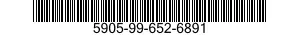 5905-99-652-6891 RESISTOR,FIXED,WIRE WOUND 5905996526891 996526891