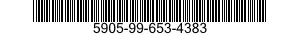 5905-99-653-4383 RESISTOR,VARIABLE,NONWIRE WOUND,NONPRECISION 5905996534383 996534383