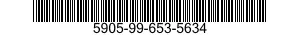 5905-99-653-5634 ATTENUATOR,FIXED 5905996535634 996535634