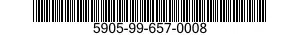 5905-99-657-0008 RESISTOR,THERMAL 5905996570008 996570008