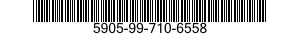 5905-99-710-6558 RESISTOR,VARIABLE,L 5905997106558 997106558