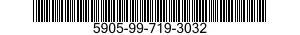 5905-99-719-3032 RESISTOR,FIXED,WIRE 5905997193032 997193032