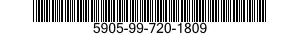 5905-99-720-1809 RESISTOR,FIXED,WIRE WOUND 5905997201809 997201809