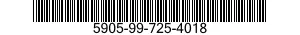 5905-99-725-4018 RESISTOR,VARIABLE,WIRE WOUND,PRECISION 5905997254018 997254018