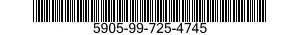 5905-99-725-4745 RESISTOR,FIXED,WIRE WOUND 5905997254745 997254745