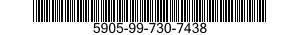 5905-99-730-7438 RESISTOR,FIXED,WIRE WOUND 5905997307438 997307438