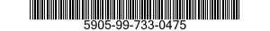 5905-99-733-0475 RESISTOR,VARIABLE,WIRE WOUND,PRECISION 5905997330475 997330475