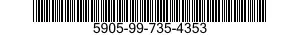 5905-99-735-4353 RESISTOR,VARIABLE 5905997354353 997354353