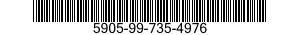 5905-99-735-4976 RESISTOR,FIXED,COMP 5905997354976 997354976