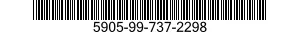 5905-99-737-2298 RESISTOR,VARIABLE,NONWIRE WOUND,NONPRECISION 5905997372298 997372298