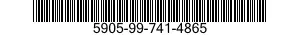 5905-99-741-4865 RESISTOR,FIXED,FILM 5905997414865 997414865