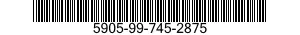 5905-99-745-2875 RESISTOR,FIXED,WIRE WOUND 5905997452875 997452875