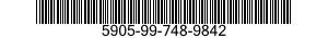 5905-99-748-9842 RESISTOR,VARIABLE 5905997489842 997489842