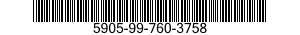 5905-99-760-3758 RESISTOR,VARIABLE,NONWIRE WOUND,NONPRECISION 5905997603758 997603758
