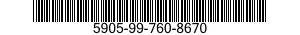 5905-99-760-8670 RESISTOR,FIXED,WIRE WOUND 5905997608670 997608670