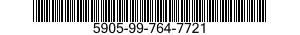 5905-99-764-7721 RESISTOR,FIXED,FILM 5905997647721 997647721