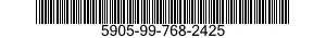 5905-99-768-2425 RESISTOR 5905997682425 997682425