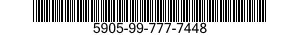 5905-99-777-7448 RESISTOR,FIXED,WIRE WOUND 5905997777448 997777448