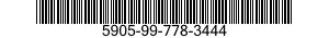 5905-99-778-3444 RESISTOR,VARIABLE,NONWIRE WOUND,NONPRECISION 5905997783444 997783444