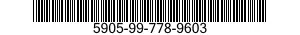 5905-99-778-9603 RESISTOR,FIXED,WIRE 5905997789603 997789603