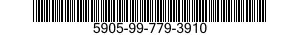 5905-99-779-3910 RESISTOR NETWORK,FIXED,FILM 5905997793910 997793910