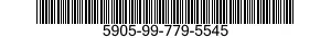 5905-99-779-5545 RESISTOR,FIXED,WIRE 5905997795545 997795545