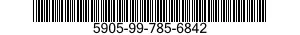 5905-99-785-6842 RESISTOR,VARIABLE,NONWIRE WOUND 5905997856842 997856842