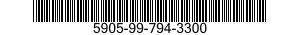 5905-99-794-3300 RESISTOR,VARIABLE,WIRE WOUND,NONPRECISION 5905997943300 997943300