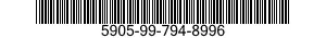 5905-99-794-8996 RESISTOR,FIXED,FILM 5905997948996 997948996