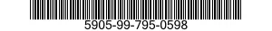 5905-99-795-0598 RESISTOR,VARIABLE 5905997950598 997950598