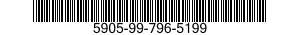 5905-99-796-5199 RESISTOR,FIXED,FILM 5905997965199 997965199