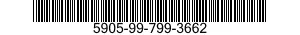 5905-99-799-3662 RESISTOR,VARIABLE,NONWIRE WOUND,PRECISION 5905997993662 997993662