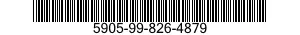 5905-99-826-4879 RESISTOR,FIXED,WIRE 5905998264879 998264879