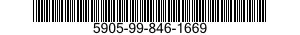 5905-99-846-1669 RESISTOR,VARIABLE,NONWIRE WOUND,PRECISION 5905998461669 998461669