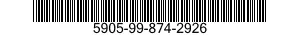 5905-99-874-2926 RESISTOR,THERMAL 5905998742926 998742926