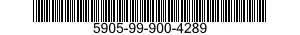 5905-99-900-4289 RESISTOR,VARIABLE 5905999004289 999004289