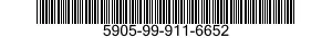 5905-99-911-6652 RESISTOR,FIXED,COMPOSITION 5905999116652 999116652