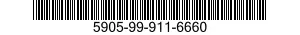 5905-99-911-6660 RESISTOR,FIXED,COMPOSITION 5905999116660 999116660