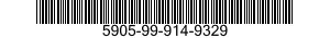 5905-99-914-9329 RESISTOR,VARIABLE,WIRE WOUND,NONPRECISION 5905999149329 999149329