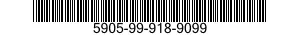 5905-99-918-9099 RESISTOR,FIXED,WIRE WOUND 5905999189099 999189099