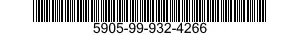 5905-99-932-4266 RESISTOR,FIXED,COMPOSITION 5905999324266 999324266