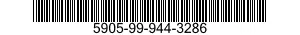 5905-99-944-3286 RESISTOR,FIXED,WIRE WOUND 5905999443286 999443286