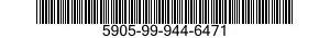 5905-99-944-6471 RESISTOR,VARIABLE 5905999446471 999446471